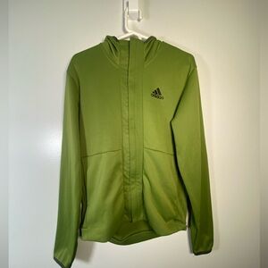 adidas Green Full-Zip Hoodie